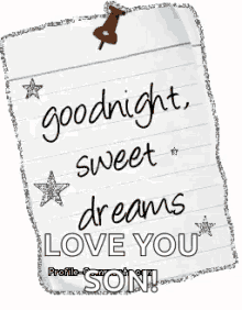 Goodnight Sweet Dreams GIF - Goodnight Sweet Dreams Love You Son GIFs