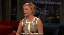 What Online Dating Is Like GIF - Lower Your Expectations Amy Poehler No Standards GIFs