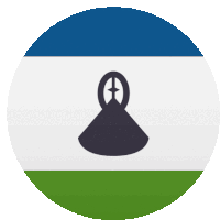 Lesotho Flags Sticker - Lesotho Flags Joypixels Stickers