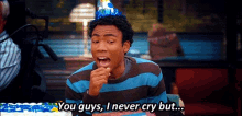 Crying Donaldglover GIF - Crying Donaldglover Inevercrybut GIFs