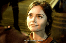 Doctor Who Clara Oswald GIF - Doctor Who Clara Oswald Im Not Sure Id Go That Far GIFs