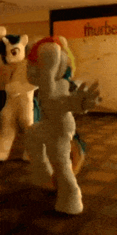 Rainbow Dash Fursuit GIF - Rainbow Dash Fursuit Mascot Costume GIFs