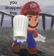 You Dropped This Mario GIF - You Dropped This Mario Cooking GIFs