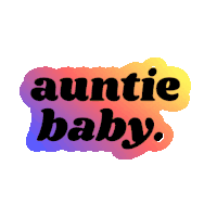 Auntie Baby Sticker - Auntie Baby Stickers