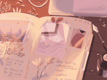 scrap booking anime that day notebook aesthetic