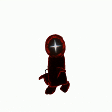a drawing of a person with a star in the middle of their head