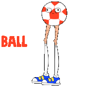 Ball Balla Sticker - Ball Balla Knie Stickers