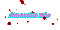 the word amorcito mio is surrounded by rose petals