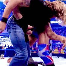 Jack Swagger Gutwrench Powerbomb GIF - Jack Swagger Gutwrench Powerbomb Edge GIFs