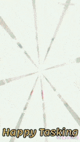 a happy tasking animated gif with hearts and faces