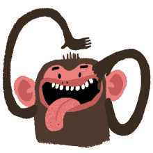 monkeys best friend making fun tongue out google
