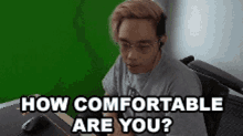 How Comfortable Are You Kevin Huang GIF - How Comfortable Are You Kevin Huang Zootay GIFs
