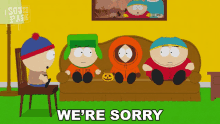 Were Sorry Eric Cartman GIF
