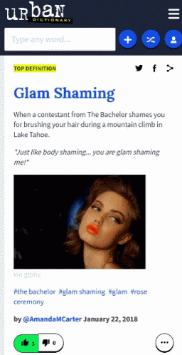 glam shaming gif