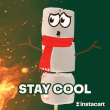 Stay Cool Marshmallow GIF