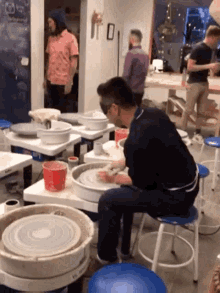 Blindfolded Clay GIF - Blindfolded Clay Bowl GIFs