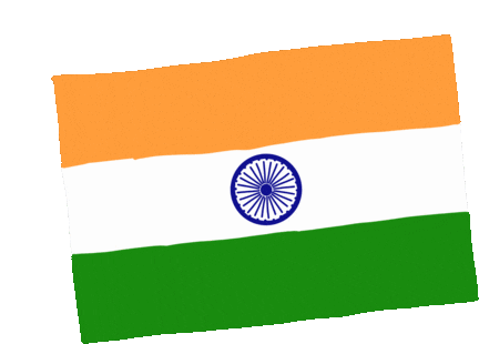 India Flag Sticker - India Flag Country Stickers