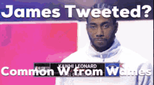 James Tweeted Common W From Wames GIF - James Tweeted Common W From Wames GIFs