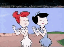 The Flintstones Wilma Flintstone GIF - The Flintstones Wilma Flintstone Betty Rubble GIFs