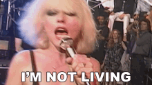 Im Not Living In A Real World Debbie Harry GIF - Im Not Living In A Real World Debbie Harry Blondie GIFs