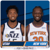 Utah Jazz Vs. New York Knicks Pre Game GIF - Nba Basketball Nba 2021 GIFs