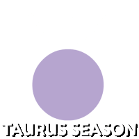 a green frog in a purple circle with the words taurus season on the bottom