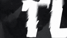 a black and white background with a white brush stroke on it