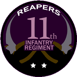 Srbreapers11th Infantryregiment Sticker - Srbreapers11th Infantryregiment Stickers