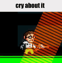 avgn angry videogame nerd cry about it cry about it meme cry about it meme gif