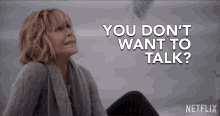 You Dont Want To Talk Jane Fonda GIF - You Dont Want To Talk Jane Fonda Grace Hanson GIFs