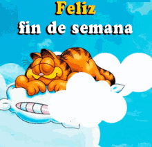 Feliz Fin De Semana GIF - Garfield Feliz Fin De Semana Fin De Semana GIFs