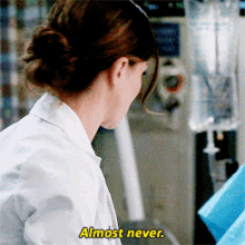 Greys Anatomy Amelia Shepherd GIF - Greys Anatomy Amelia Shepherd Almost Never GIFs