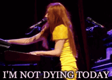 Tori Amos Not Dying Today GIF