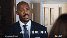 Just Tell Us The Truth Detective Jalen Shaw GIF - Just Tell Us The Truth Detective Jalen Shaw Law & Order GIFs