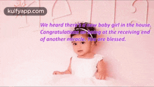 Born Baby Girl Wishes.Gif GIF - Born Baby Girl Wishes Born Baby Girl Kulfy GIFs