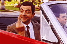 Mr Bean Fuck You GIF - Mr Bean Fuck You Middle Finger GIFs