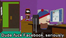 Fuck Facebook South Park GIF - Fuck Facebook South Park Angry GIFs