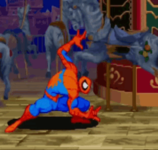 Spiderman Marvelvs Capcom GIF - Spiderman Marvelvs Capcom Taunt - Discover  & Share GIFs