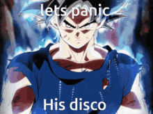Panic Goku GIF - Panic Goku Goku Ultra Instinct GIFs