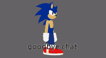 Sonic Goodbye Chat GIF - Sonic Goodbye Chat GIFs