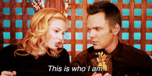 This Is Who I Am Britta Perry GIF - This Is Who I Am Britta Perry Jeff Winger GIFs