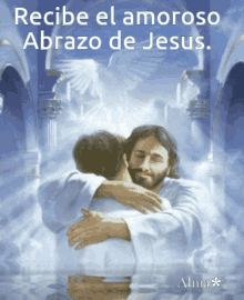 recibe abrazo amoroso jesus