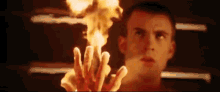 Johnny Storm Flame On GIF