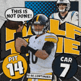 Carolina Panthers (7) Vs. Pittsburgh Steelers (14) Half-time Break GIF - Nfl National Football League Football League GIFs