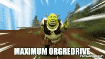 Meme do shrek fazendo careta