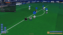 a soccer game is being played on a website called onlyvertex medol.tv