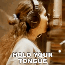 Hold Your Tongue Alessia Cara GIF - Hold Your Tongue Alessia Cara Whats On Your Mind Song GIFs