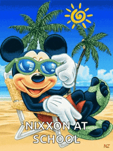 Mickey Mouse Vacation GIF - Mickey Mouse Vacation Wink GIFs