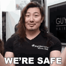 Were Safe Guy Tang GIF - Were Safe Guy Tang Were All Right GIFs