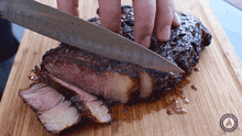 Slicing Steak Smoked Reb Bbq GIF - Slicing Steak Smoked Reb Bbq Slicing Steak Into Pieces GIFs